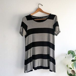 ‼️ Cable & Gauge black and white tunic